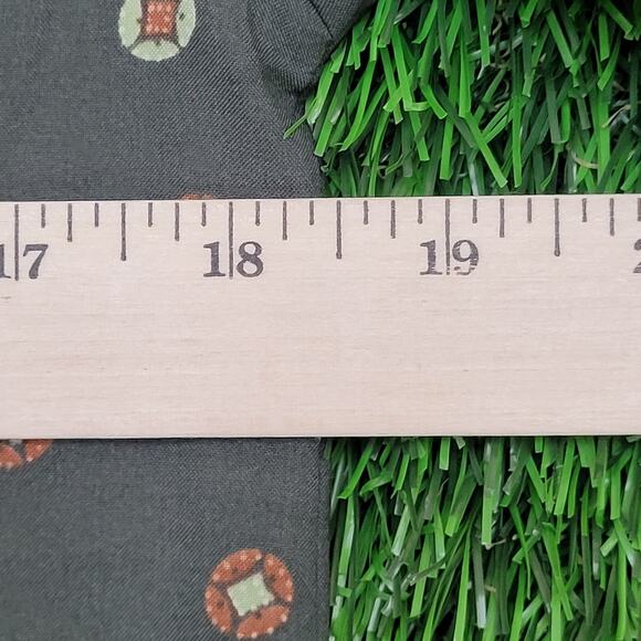 Vintage 90s Hippie Polka-Dot Button Shirt Womens Small 18x25 - Picture 8 of 9